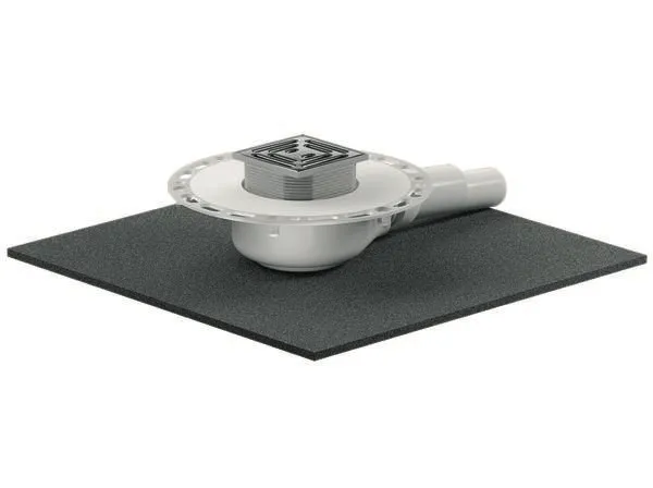 Schallschutzablauf TistoPlan K 10, DN 40/DN 50, 100 x 100 mm