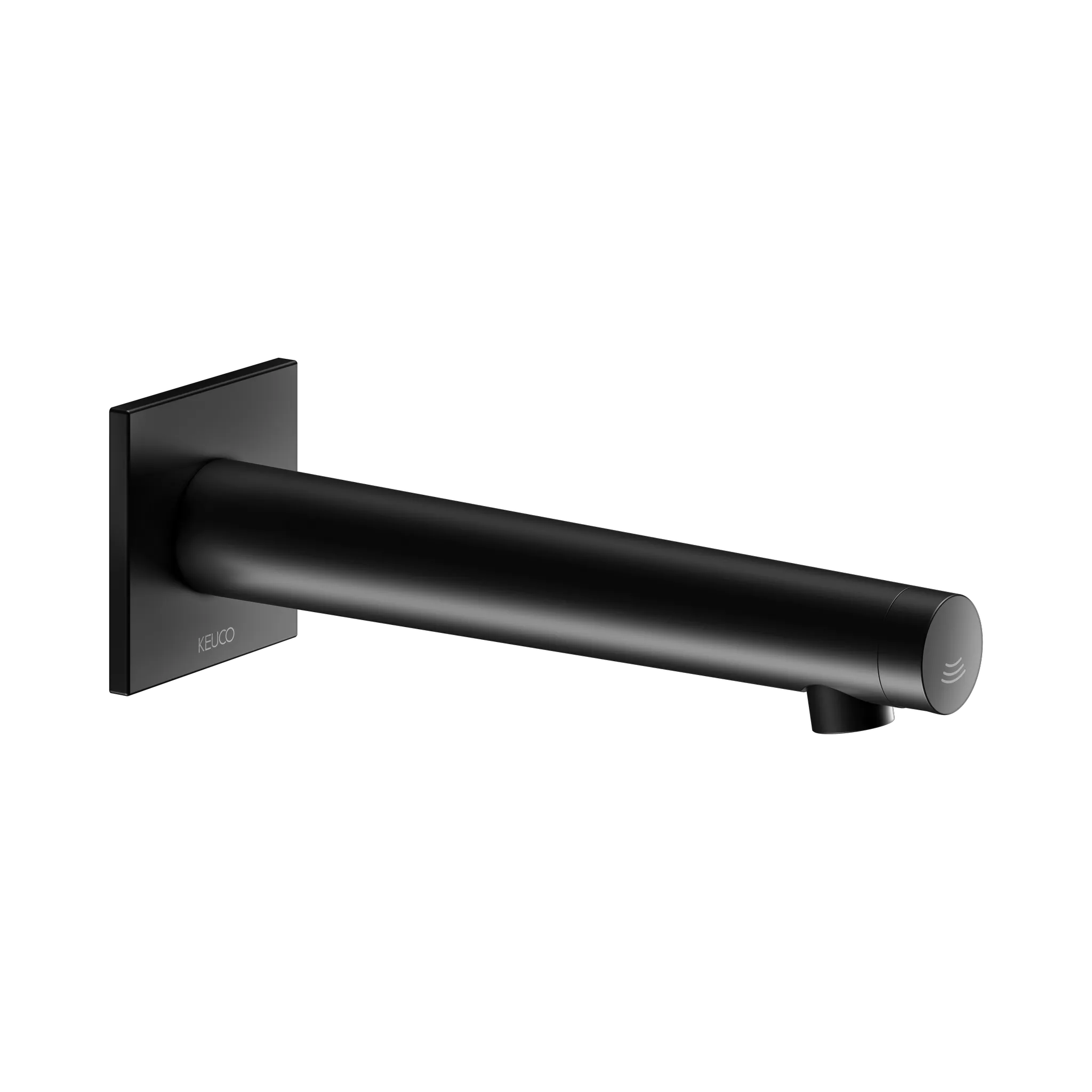 IXMO 59517371102 Elektronik-Waschtischmischer für Wandmontage UP, eckig Ausladung 225 mm schwarz