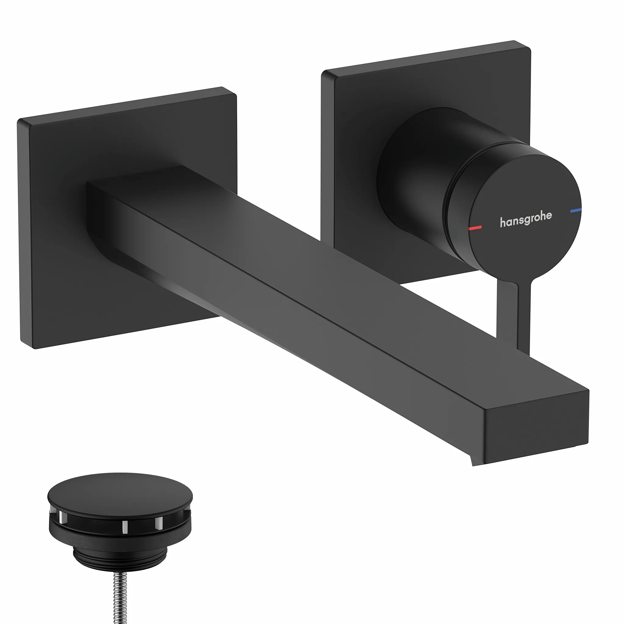 Tecturis E Einhebel-Waschtischmischer Unterputz für Wandmontage EcoSmart+ mit Auslauf 22,5 cm Chrom Tecturis E Einhebel-Waschtischmischer Unterputz für Wandmontage EcoSmart+ mit Auslauf 22,5 cm Chrom