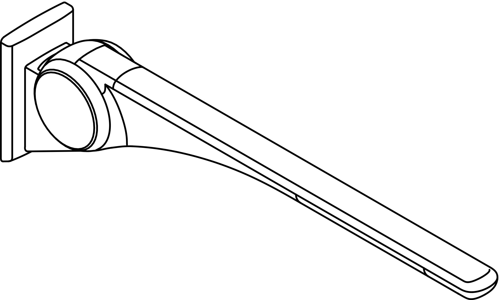 HEWI Stützklappgriff „Serie 802 LifeSystem“