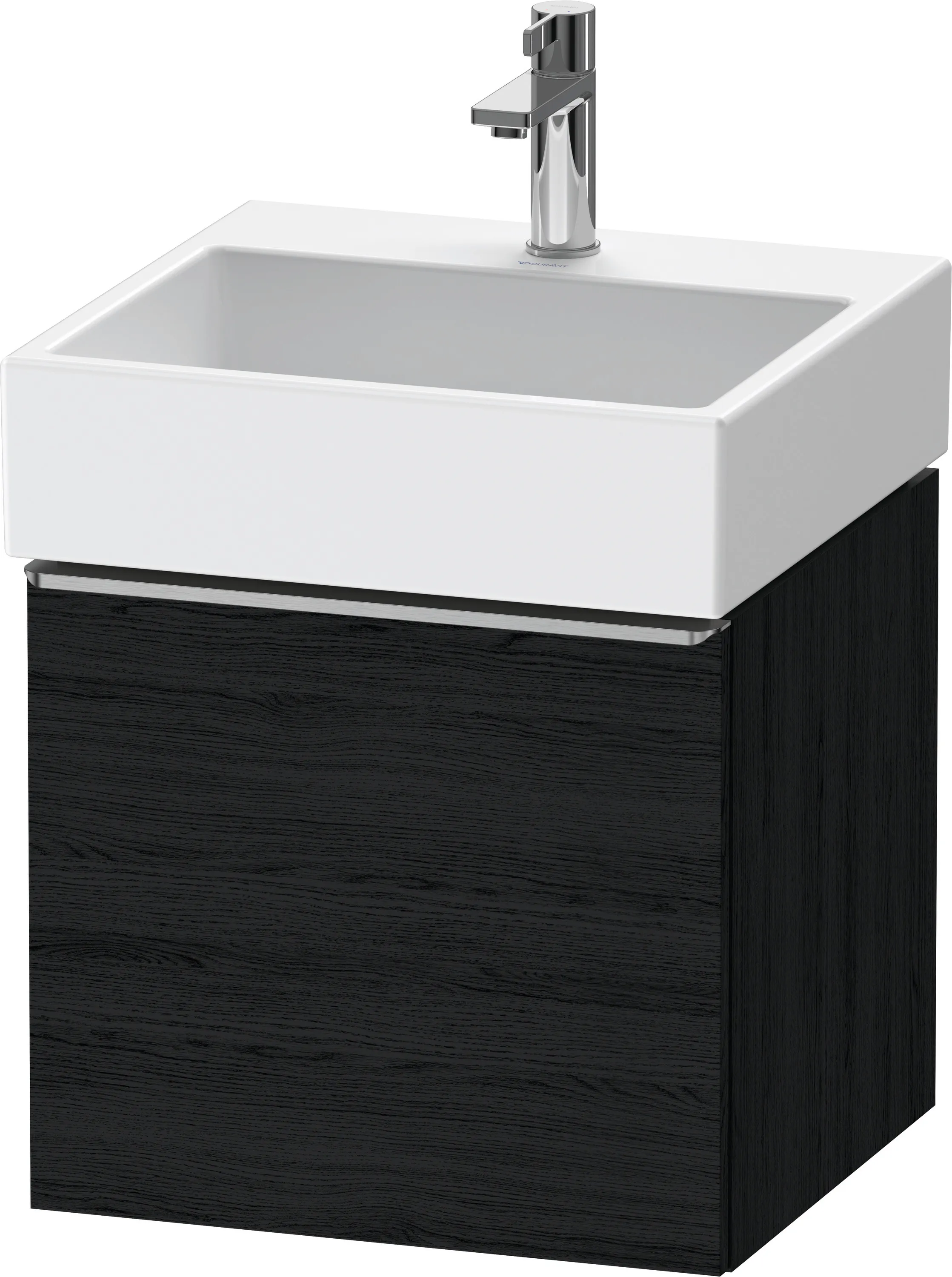 Duravit Waschtischunterschrank wandhängend „D-Neo“ 48,4 × 44 × 44,2 cm Eiche Schwarz
