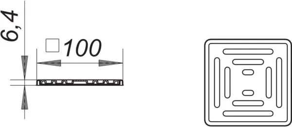 RENO-Aufsatz, 100 x 100 mm RENO-Aufsatz, 100 x 100 mm