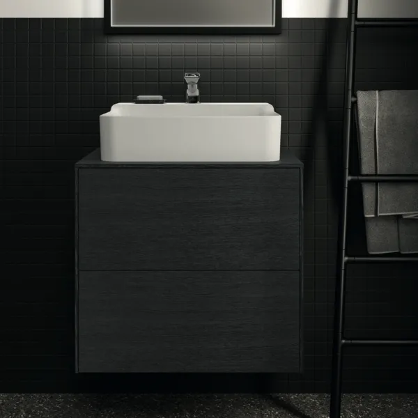 Ideal Standard Waschtischunterschrank „Conca“ 60,2 × 55 × 50,5 cm Eiche geflammt Furnier