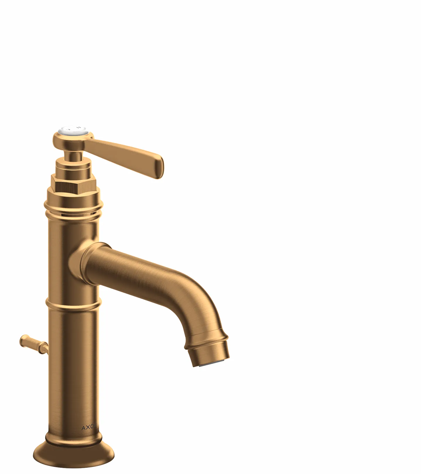 Hansgrohe AXOR Montreux Einhebel-Waschtischmischer 100 Brushed Gold Optic