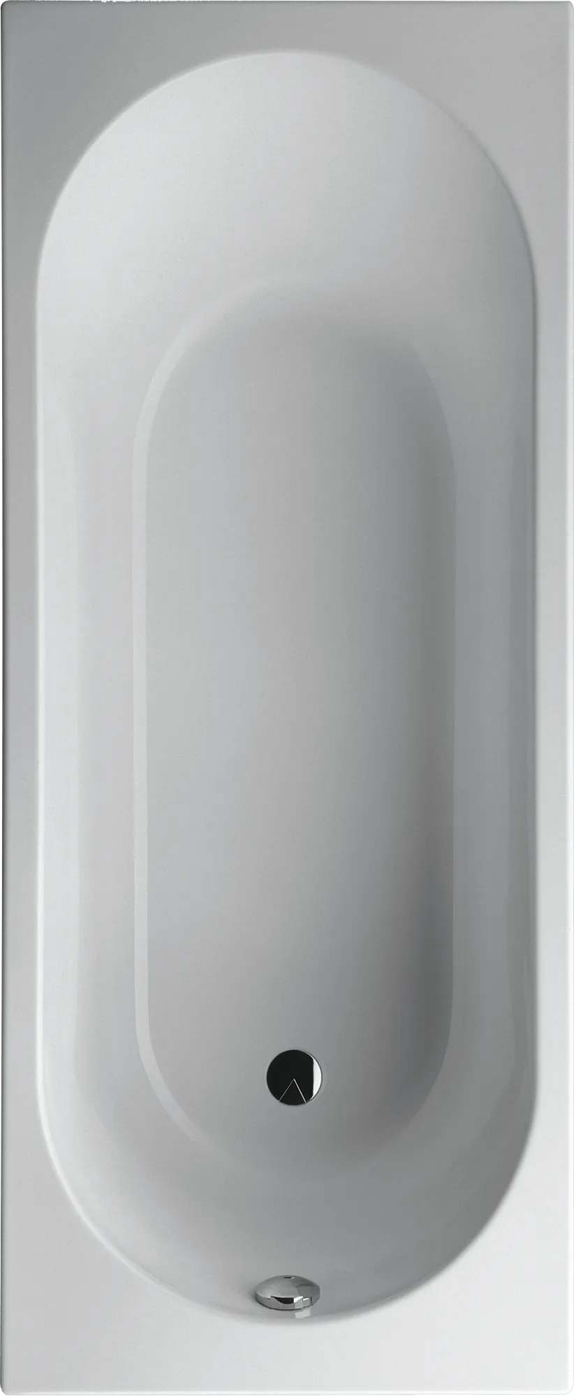 Villeroy & Boch Badewanne „O.novo“ rechteck 170 × 75 cm, Fußablauf
