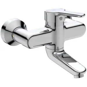 Ideal Standard Wand-Waschtischarmatur Ceraplus 5l/min. Ausladung 110mm absp.S-Anschlüsse Chrom Ideal Standard Wand-Waschtischarmatur Ceraplus 5l/min. Ausladung 110mm absp.S-Anschlüsse Chrom