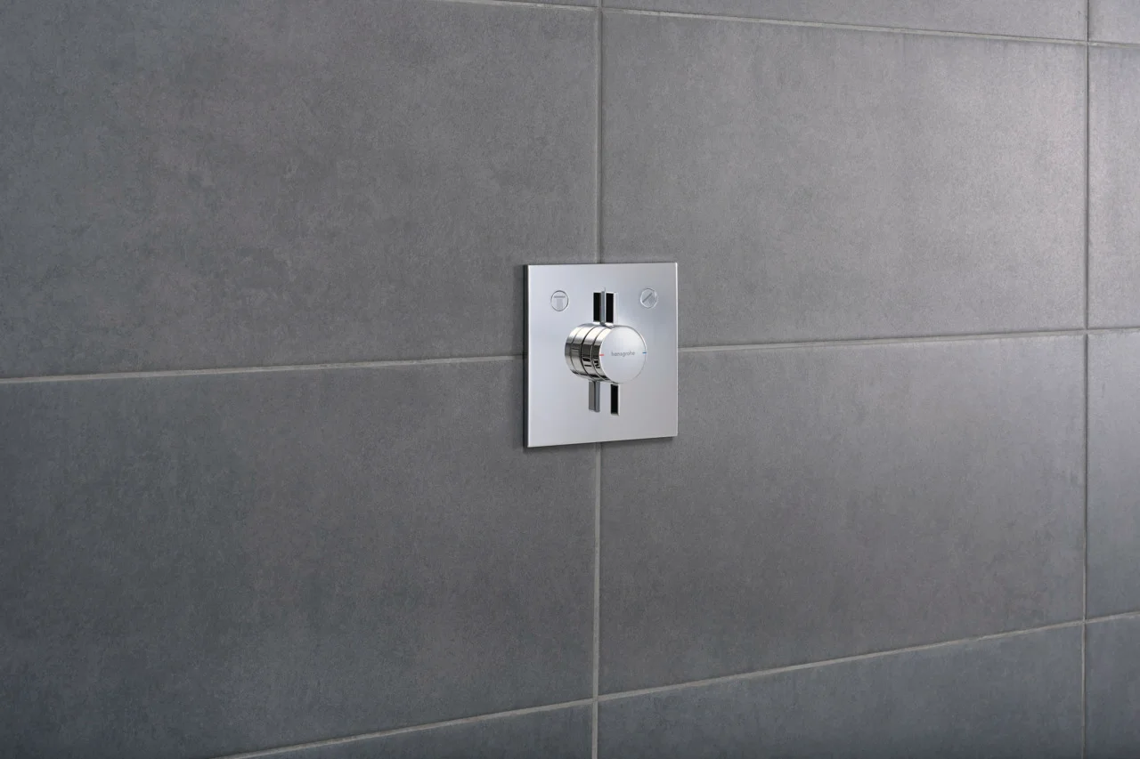 Hansgrohe DuoTurn E Mischer Unterputz, Chrom, 2 Verbraucher, maximale Durchflussmenge 29,5 l/min bei 3 bar, Keramikmischsystem, einfache Installation mit vormontiertem Funktionsblock