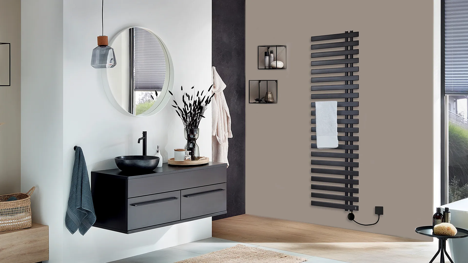 BEMM Badheizkörper ChaCha E BCH-H1529x038x0600, vorbereitet reinelektrisch Agave