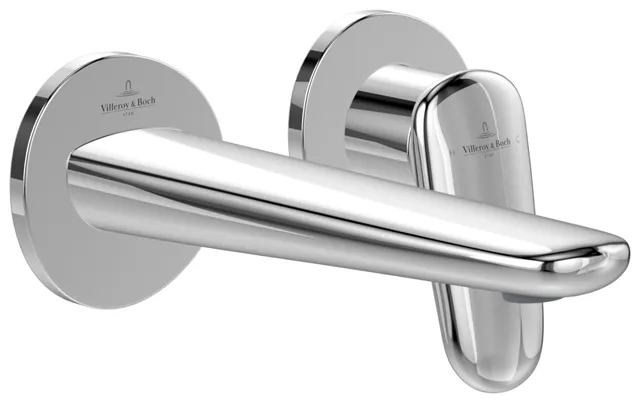 Zweihand-Waschtischarmatur „Antao“ 22,3 cm Ausladung 195 mm in Chrom Zweihand-Waschtischarmatur „Antao“ 22,3 cm Ausladung 195 mm in Chrom