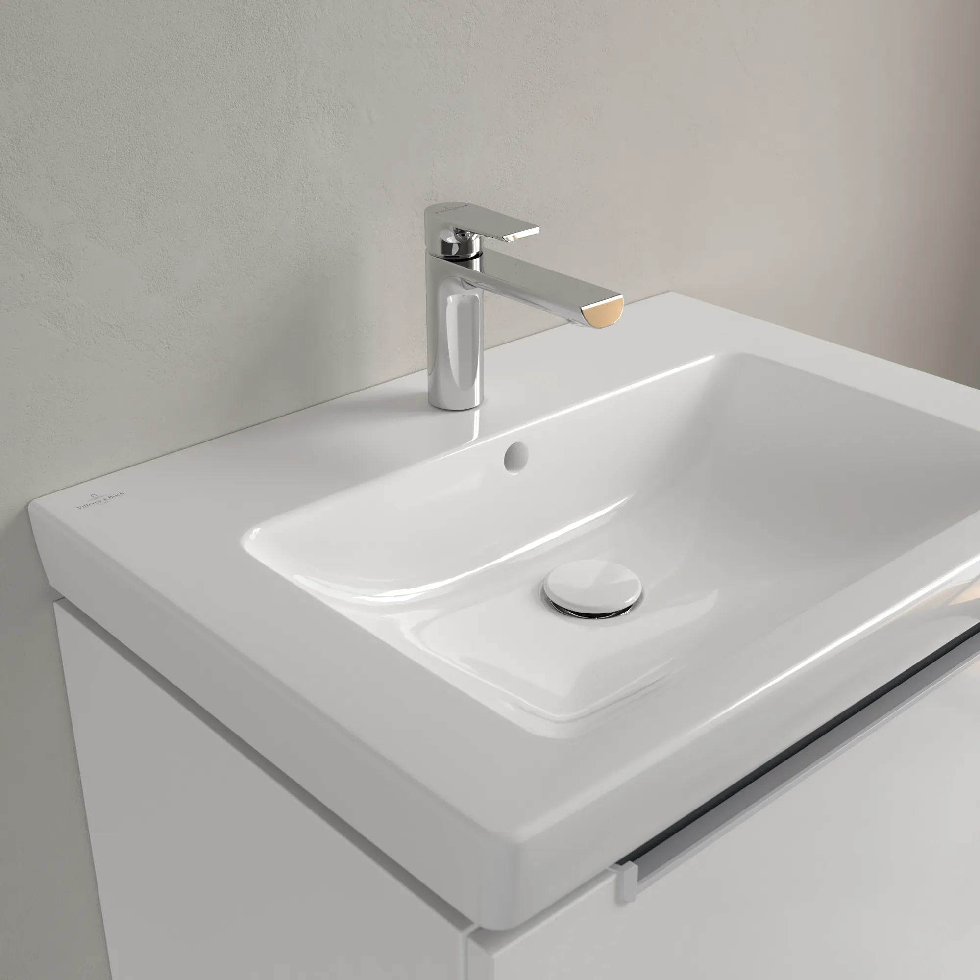 Villeroy & Boch Subway 2.0 Waschbecken, 650x470x180mm, weiß Alpin CeramicPlus, glänzend, mit Überlauf Villeroy & Boch Subway 2.0 Waschbecken, 650x470x180mm, weiß Alpin CeramicPlus, glänzend, mit Überlauf