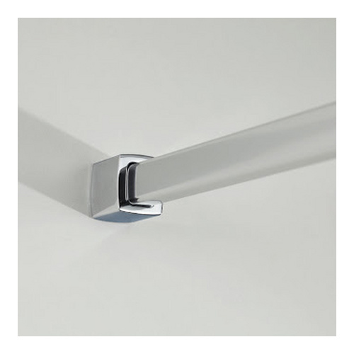 HSK teilgerahmte Runddusche pendelbar 4-teilig „Exklusiv“ Glas Mattglas, Profile Alu Silber-matt, B: 900 mm H: 2000 mm T: 750 mm
