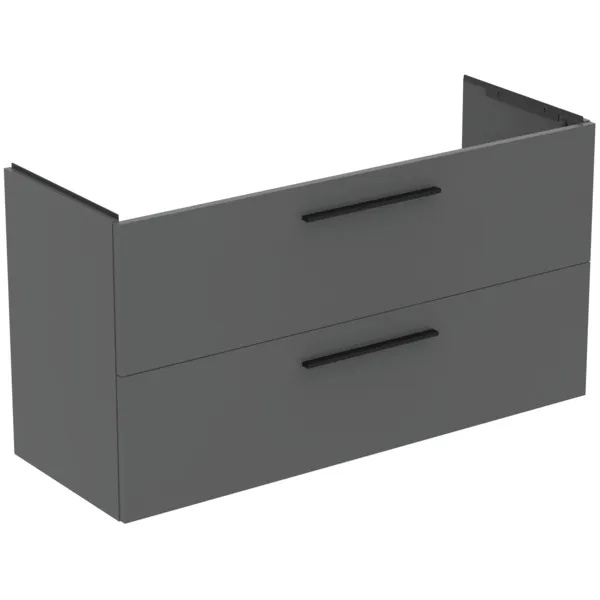 Ideal Standard Waschtischunterschrank „i.lifeA“ 120 × 63 × 44 cm Quarzgrau matt Ideal Standard Waschtischunterschrank „i.lifeA“ 120 × 63 × 44 cm Quarzgrau matt