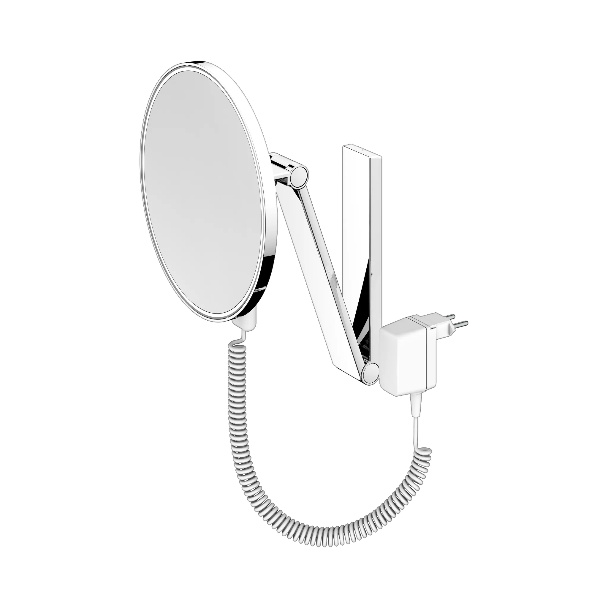 KEUCO Kosmetikspiegel mit Kabelschalter „iLook_move“ Rund, mit Beleuchtung ⌀ 212 mm KEUCO Kosmetikspiegel mit Kabelschalter „iLook_move“ Rund, mit Beleuchtung ⌀ 212 mm