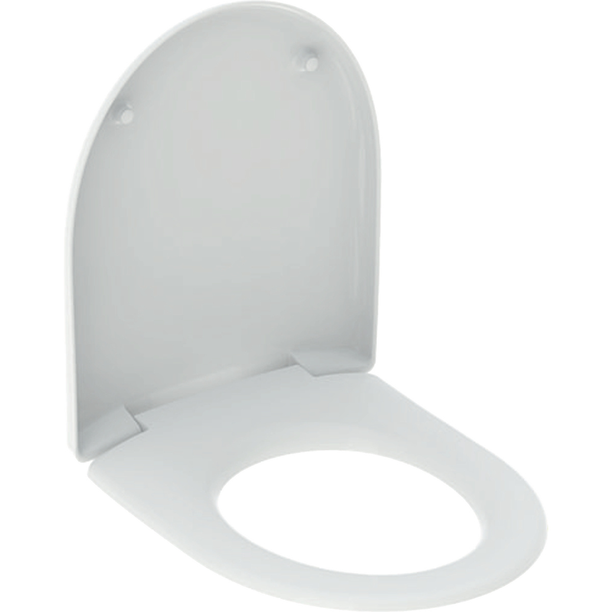 Wand-Tiefspül-WC „Renova“ 35,5 × 34 cm, ohne Spülrand, WC-Sitz „Renova“, Befestigung von unten