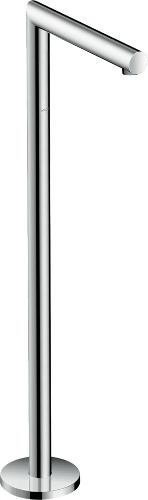 Hansgrohe AXOR Uno Wanneneinlauf gerade bodenstehend Chrom, Ausladung 226 mm, maximale Durchflussmenge 18 l/min bei 3 bar, Normalstrahl