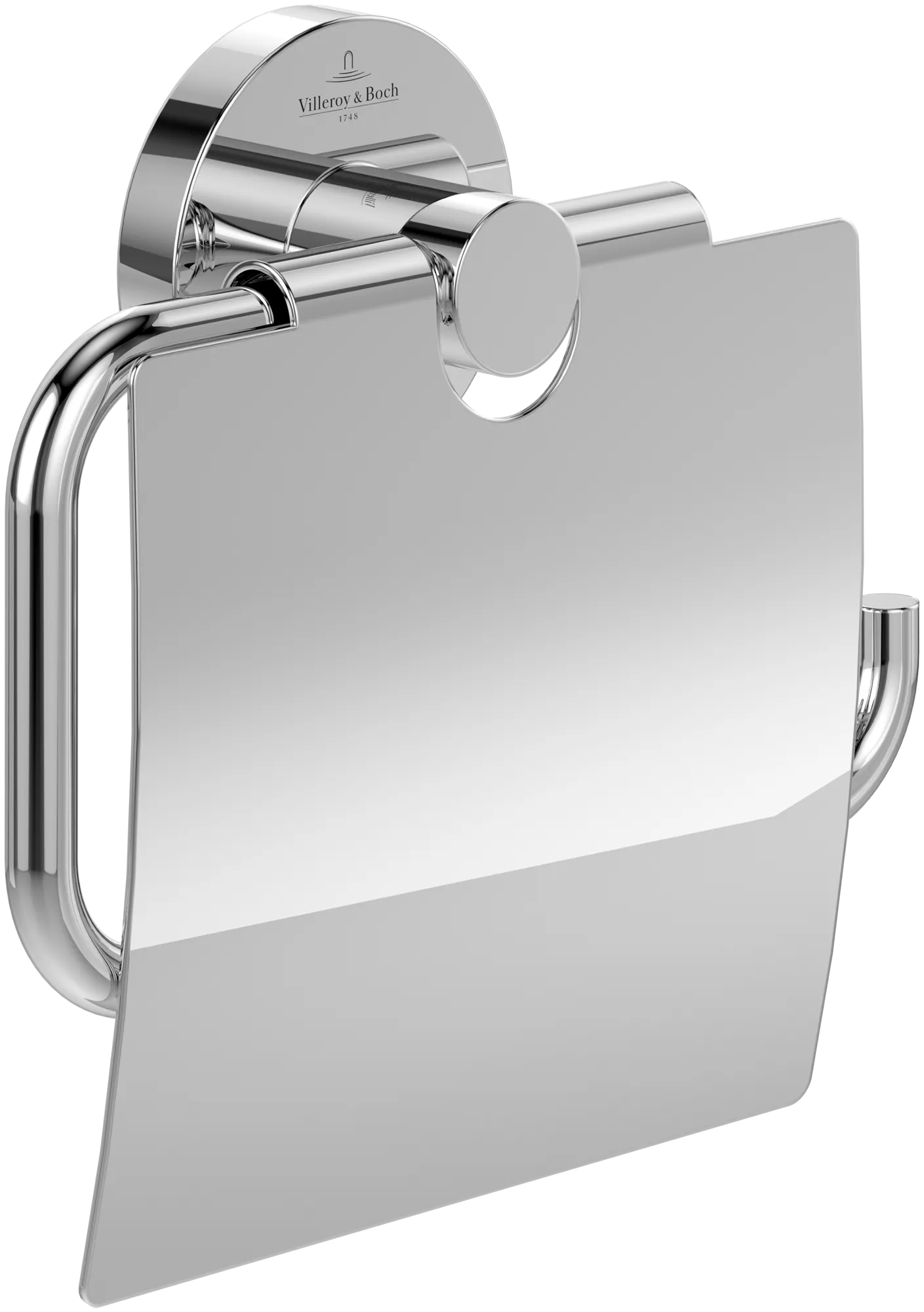 Villeroy & Boch Toilettenpapierhalter „Elements-Tender“ 13,4 × 3,8 × 13,2 cm in chrom, Befestigung verdeckt Villeroy & Boch Toilettenpapierhalter „Elements-Tender“ 13,4 × 3,8 × 13,2 cm in chrom, Befestigung verdeckt