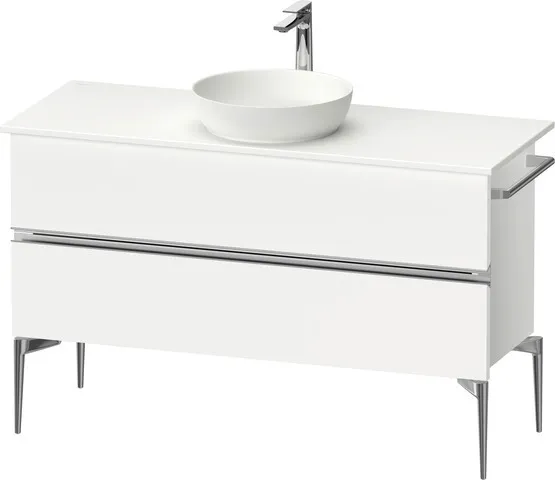 Duravit Waschtischunterschrank „Sivida“ 124,5 × 54,8 × 47,5 cm in Weiß Matt