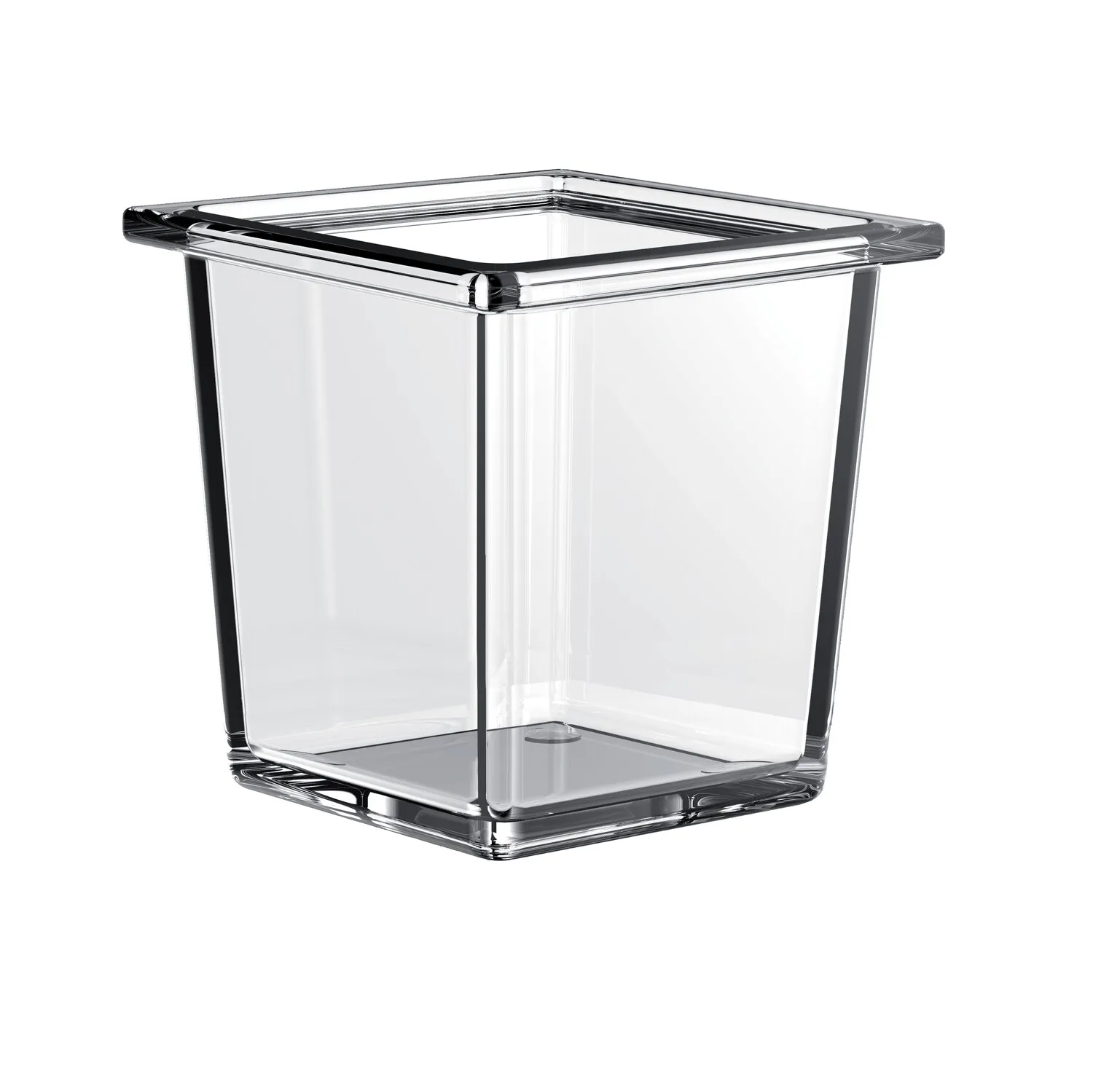 liaison Glasschale für Reling tief, 98 × 99 × 98 mm, chrom liaison Glasschale für Reling tief, 98 × 99 × 98 mm, chrom