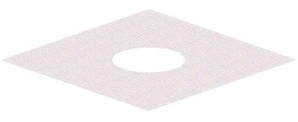 Glasgewebematte S 10, verstärkt, 500 mm x 500 mm, di: 175 mm Glasgewebematte S 10, verstärkt, 500 mm x 500 mm, di: 175 mm