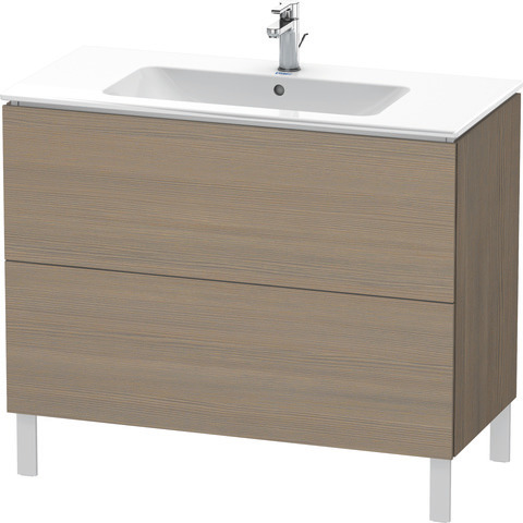 Duravit Waschtischunterschrank bodenstehend „L-Cube“ 102 × 70,4 × 48,1 cm