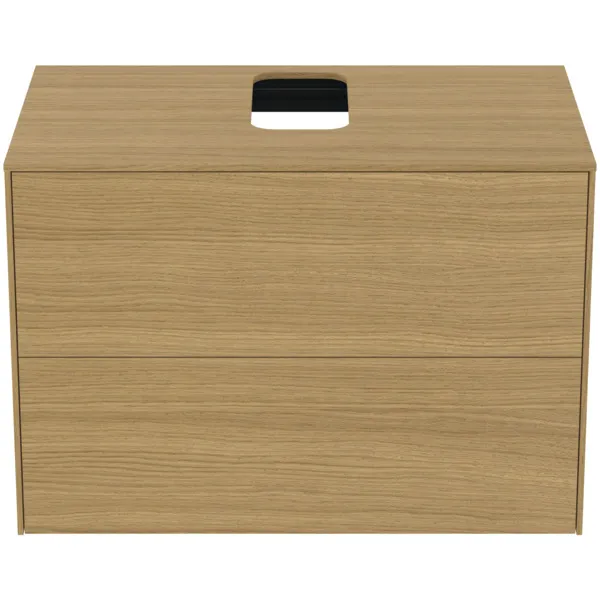 Ideal Standard Waschtischunterschrank „Conca“ 80,2 × 55 × 50,5 cm Eiche hell Furnier Ideal Standard Waschtischunterschrank „Conca“ 80,2 × 55 × 50,5 cm Eiche hell Furnier