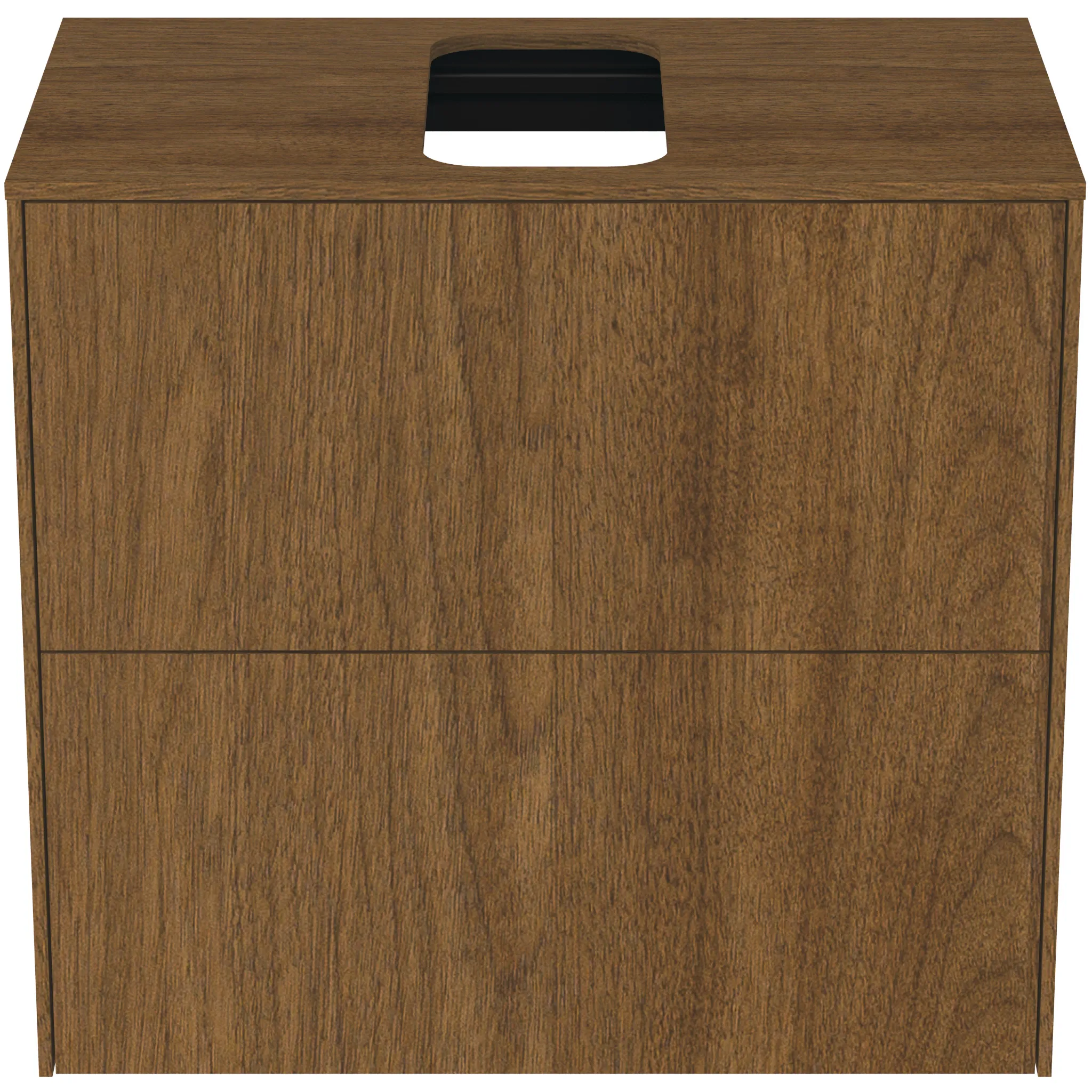 Ideal Standard Waschtischunterschrank „Conca“ 60,2 × 55 × 37,3 cm Walnuss dunkel Furnier Ideal Standard Waschtischunterschrank „Conca“ 60,2 × 55 × 37,3 cm Walnuss dunkel Furnier