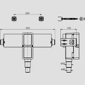 SANIT Modul 996 für UP-GV-Anschluss SANIT Modul 996 für UP-GV-Anschluss