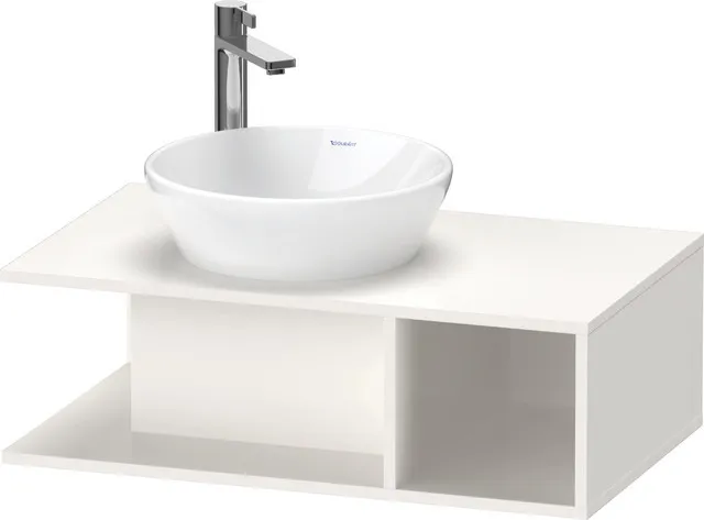 Duravit Waschtischunterschrank wandhängend „D-Neo“ 80 × 26 × 48 cm Weiß Hochglanz