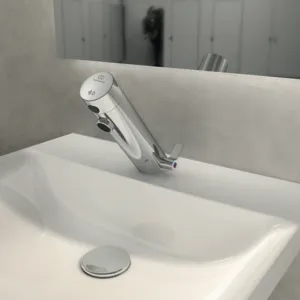 Ideal Standard Sensor-Waschtischarmatur Sensorflow mit Mischung, Ausladung 120mm, Chrom Ideal Standard Sensor-Waschtischarmatur Sensorflow mit Mischung, Ausladung 120mm, Chrom