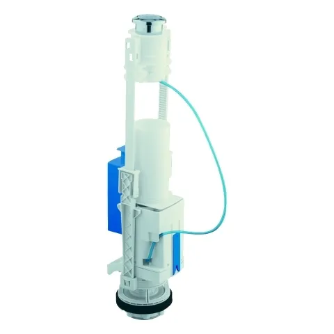 Eco-Ablaufventil 42297, 2-Mengen-Ablaufventil AV1, Druckknopfbetätigung, mattchrom/chrom Eco-Ablaufventil 42297, 2-Mengen-Ablaufventil AV1, Druckknopfbetätigung, mattchrom/chrom