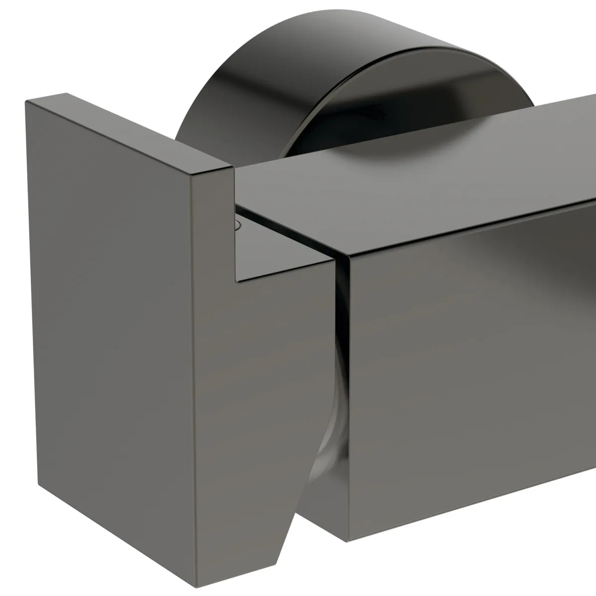 Ideal Standard Badearmatur Aufputz Extra Ausladung 188mm mit Stab-Handbrause Magnetic Grey