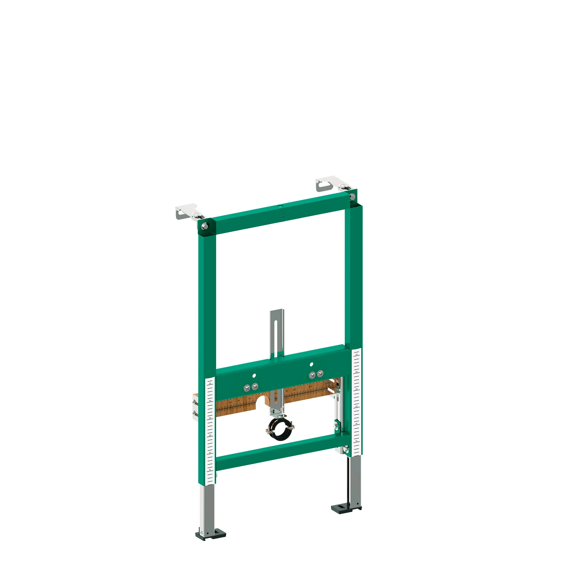 Installationselement INEOLINK für Wandbidet, niedrige Bauhöhe 820 mm, selbstragender, pulverbeschichteter Stahlrahmen für Trocken- und Massivbau für Vor- und Inwandinstallation, Füße selbsthemmend, höhenverstellbar und drehbar Installationselement INEOLINK für Wandbidet, niedrige Bauhöhe 820 mm, selbstragender, pulverbeschichteter Stahlrahmen für Trocken- und Massivbau für Vor- und Inwandinstallation, Füße selbsthemmend, höhenverstellbar und drehbar