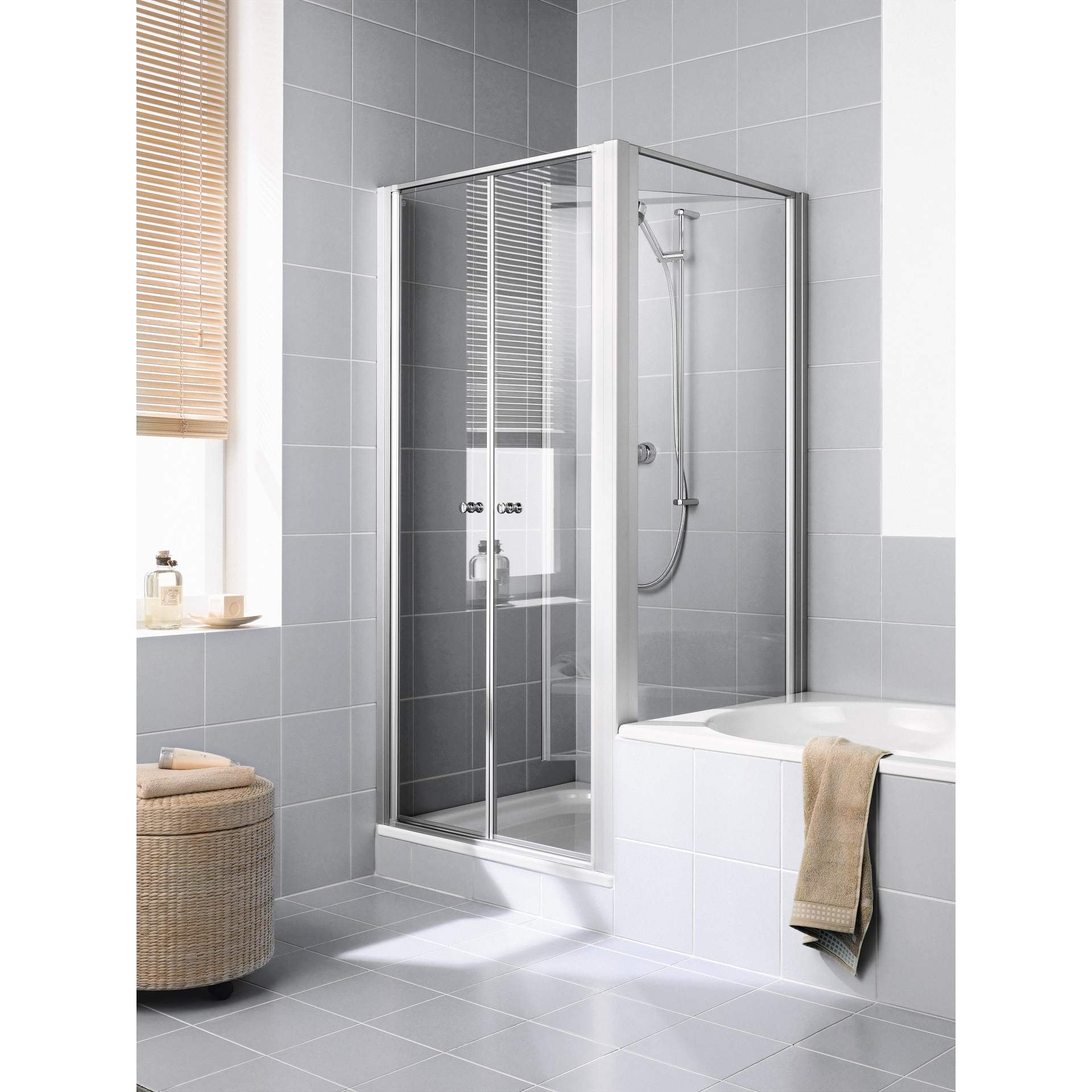 Kermi Seitenwand für Bad und Dusche „IBIZA 2000“ 70 × 160 cm