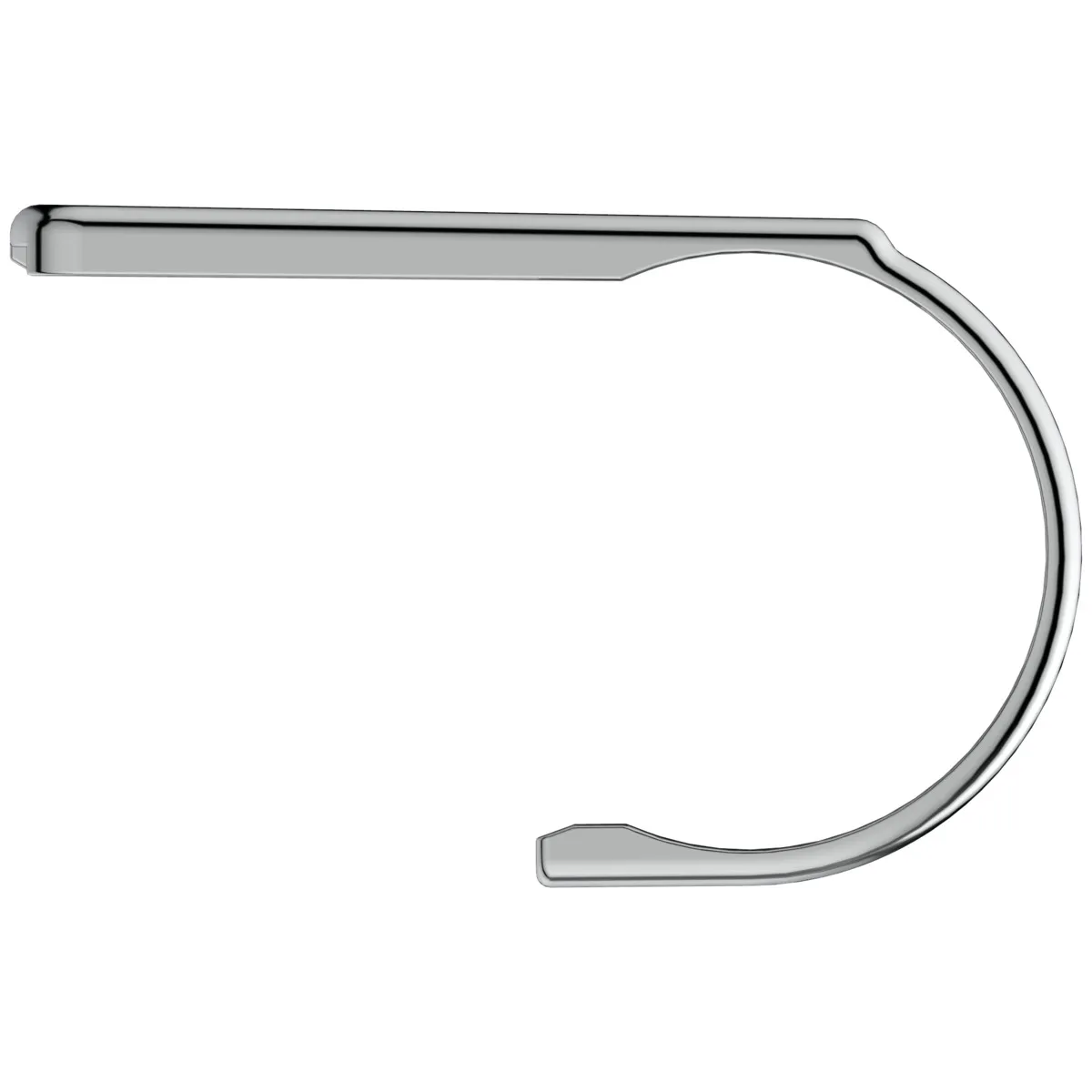 Wrap-Over Ablage für Brausethermostate CeraTherm T25,50 oder 100, Chrom Wrap-Over Ablage für Brausethermostate CeraTherm T25,50 oder 100, Chrom
