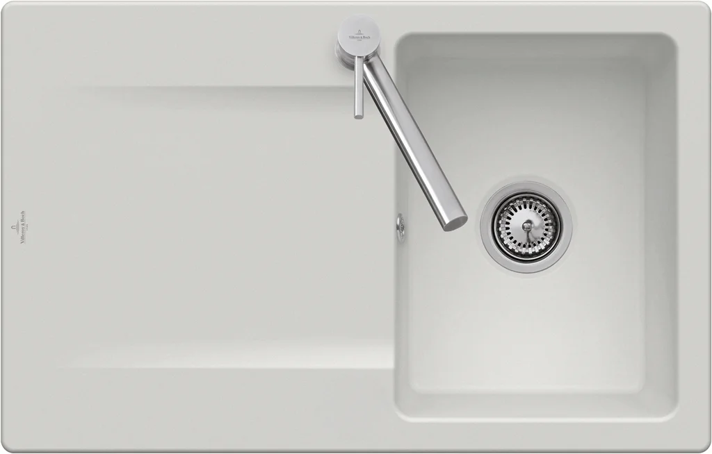 Villeroy & Boch Siluet 45 Einbauspüle, 800x510 mm, TitanCeram, Fossil CeramicPlus