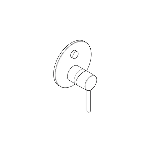 Kludi BOZZ UP-Wafü-/Br.-EHM Push Set m. Funktionseinh.,f. 88022 Brushed Gold