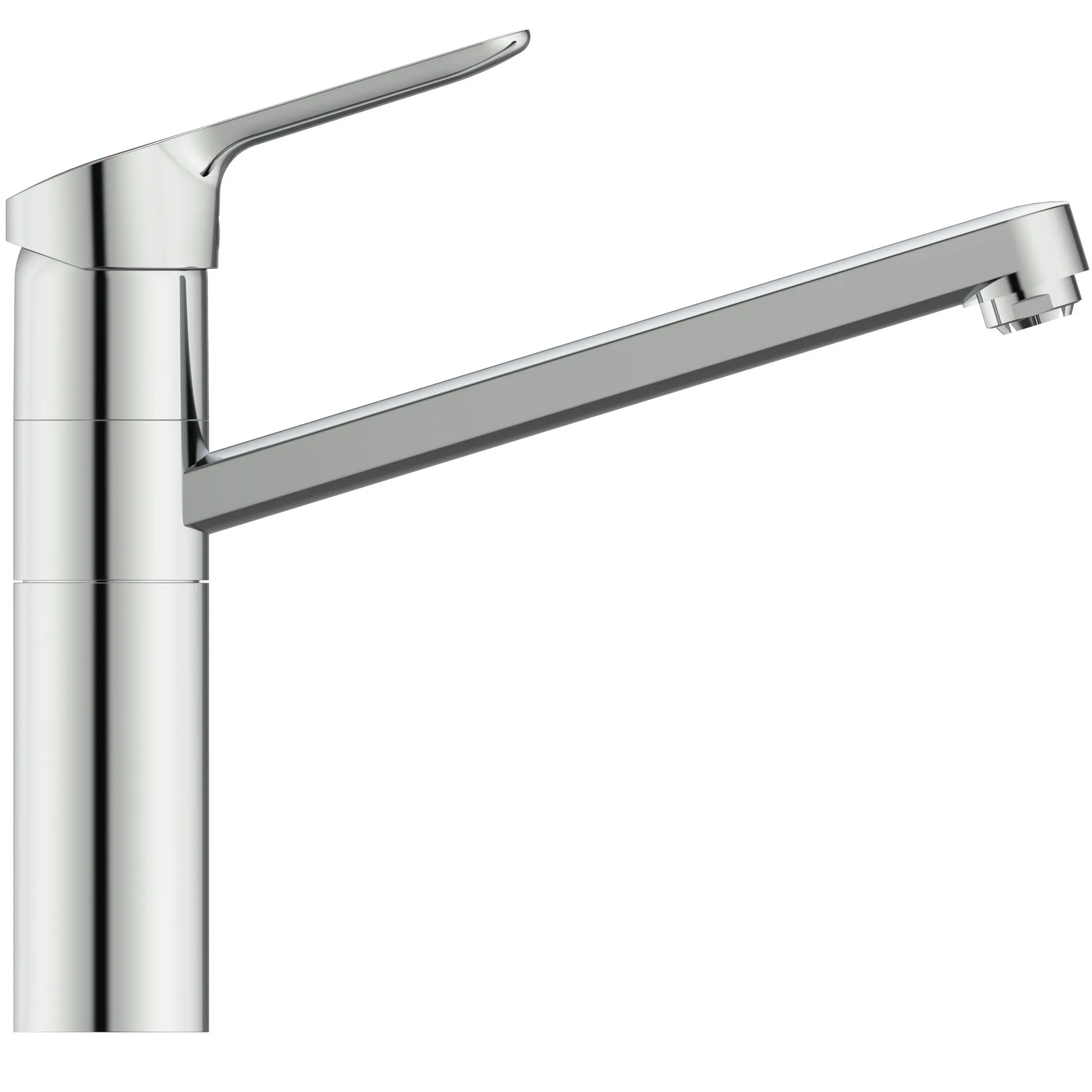 Küchenarmatur Ceraflex, Niederdruck, mit hohem Rohrauslauf, Ausladung 222 mm, Chrom Küchenarmatur Ceraflex, Niederdruck, mit hohem Rohrauslauf, Ausladung 222 mm, Chrom