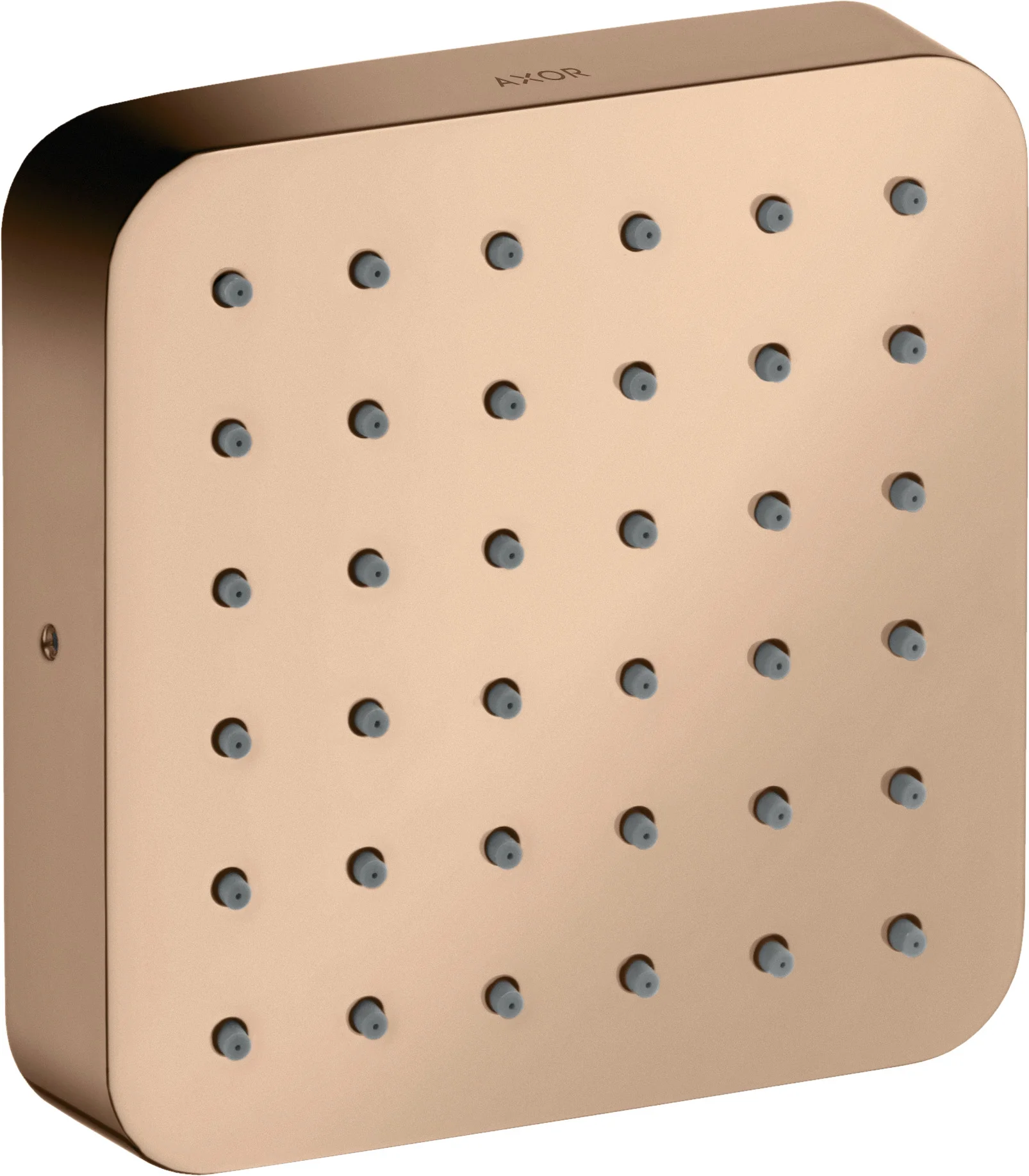 Hansgrohe AXOR Citterio E Brausemodul Unterputz softsquare Polished Red Gold 120x120mm Rain Strahl 5,3 l/min verstellbarer Winkel Hansgrohe AXOR Citterio E Brausemodul Unterputz softsquare Polished Red Gold 120x120mm Rain Strahl 5,3 l/min verstellbarer Winkel
