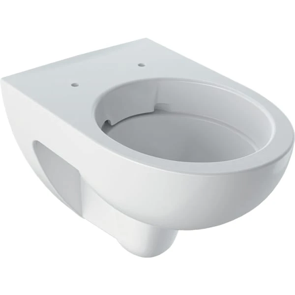 Wand-WC Rimfree Tiefspüler „Renova“ 33,5 × 34 × 54 cm, Befestigung sichtbar