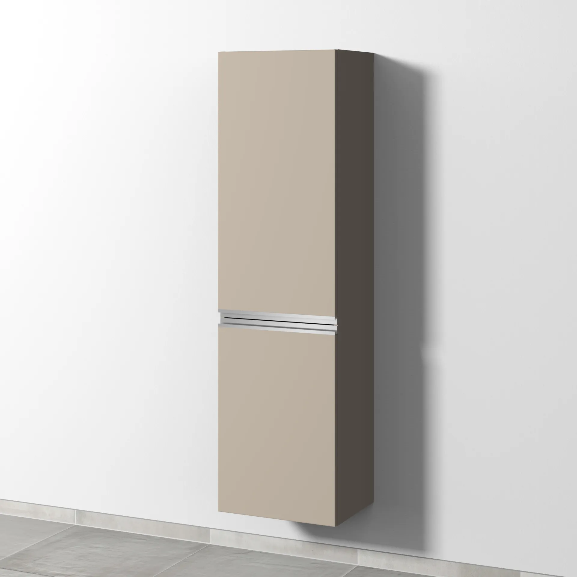 Sanipa Hochschrank „2morrow“ 450 × 1615 × 350 mm in Sandgrau (matt) Sanipa Hochschrank „2morrow“ 450 × 1615 × 350 mm in Sandgrau (matt)