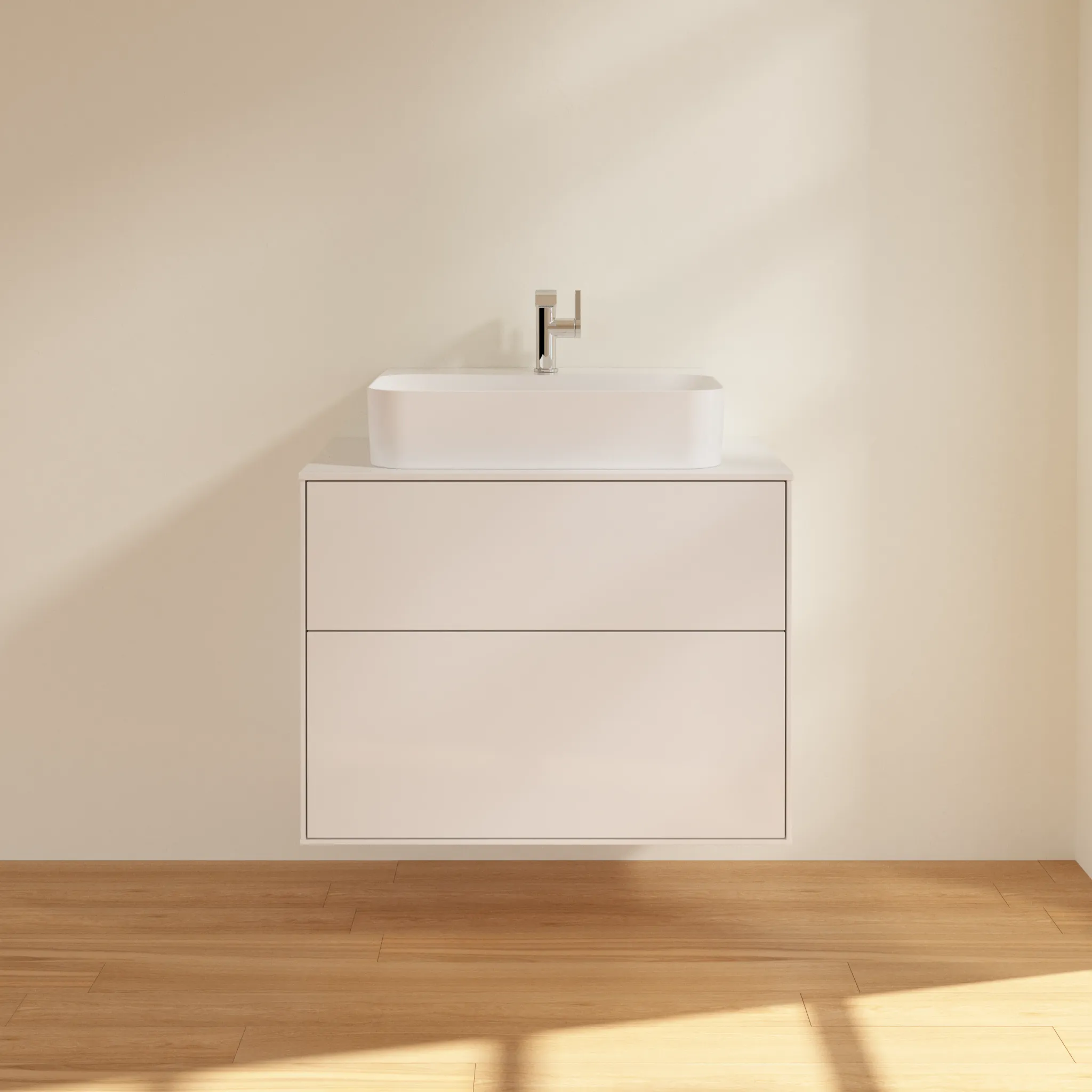Villeroy & Boch Waschtischunterschrank „Finion“ für Schrankwaschtisch 800 × 603 × 501 mm Glossy White Lacquer, für Becken mittig Villeroy & Boch Waschtischunterschrank „Finion“ für Schrankwaschtisch 800 × 603 × 501 mm Glossy White Lacquer, für Becken mittig