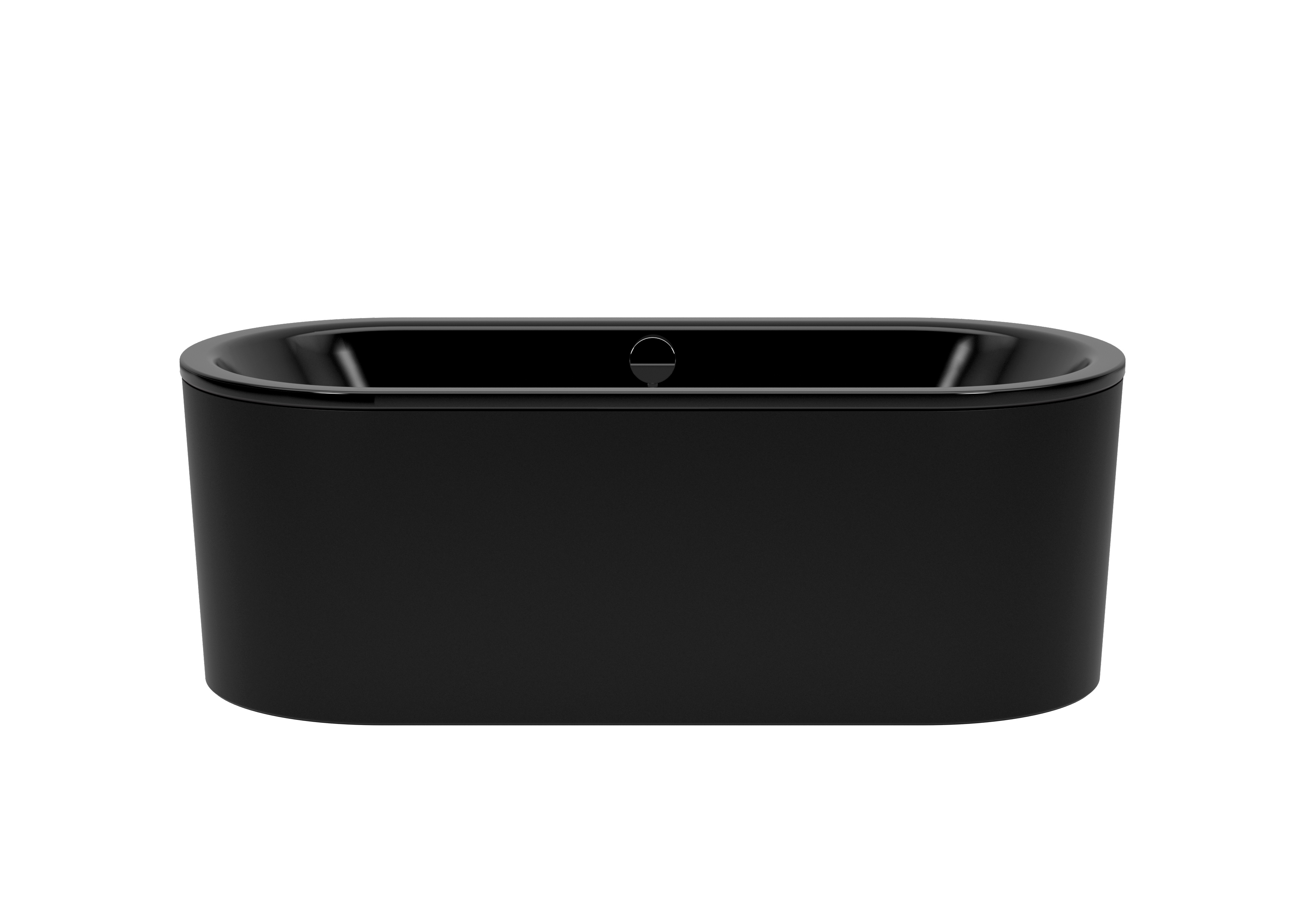 Kaldewei Badewanne „Classic Duo Oval“ freistehend oval 170 × 75 cm in schwarz matt