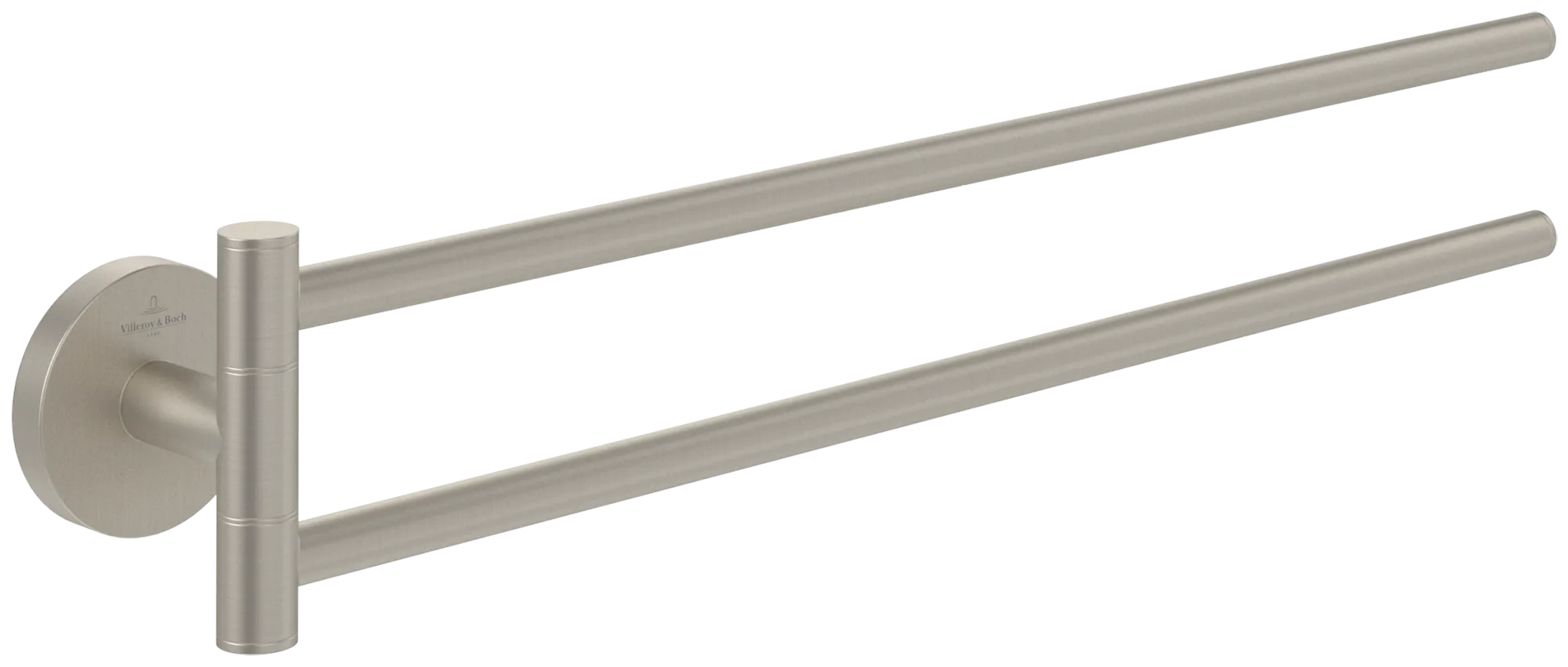Villeroy & Boch Handtuchhalter „Elements-Tender“, Befestigung verdeckt, 1-armig in Brushed Nickel Matt Villeroy & Boch Handtuchhalter „Elements-Tender“, Befestigung verdeckt, 1-armig in Brushed Nickel Matt