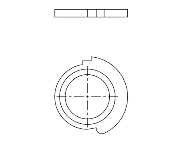 Arretierscheibe Thermostatknopf, Arretierscheibe