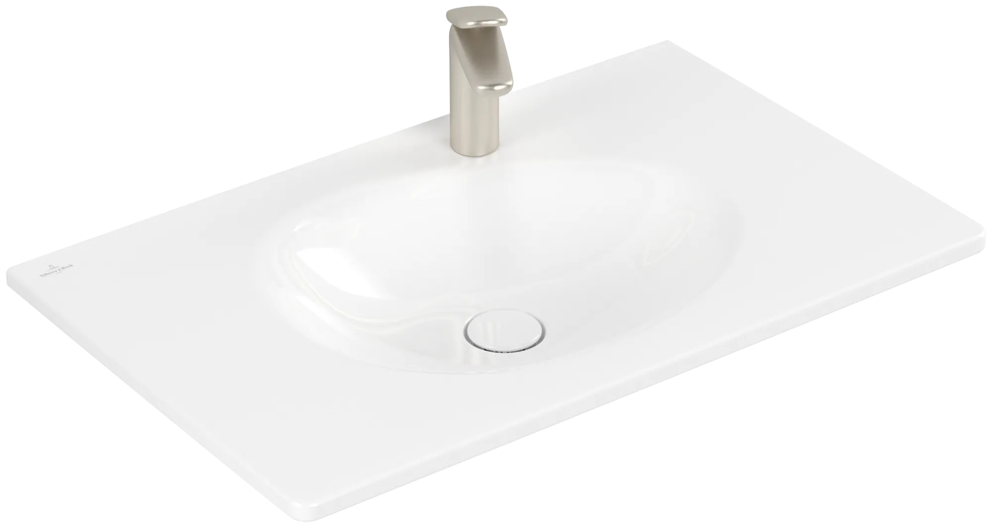 Villeroy & Boch Wandwaschtisch „Antao“ 800 × 500 × 180 mm, für Becken mittig in Weiß Alpin Villeroy & Boch Wandwaschtisch „Antao“ 800 × 500 × 180 mm, für Becken mittig in Weiß Alpin