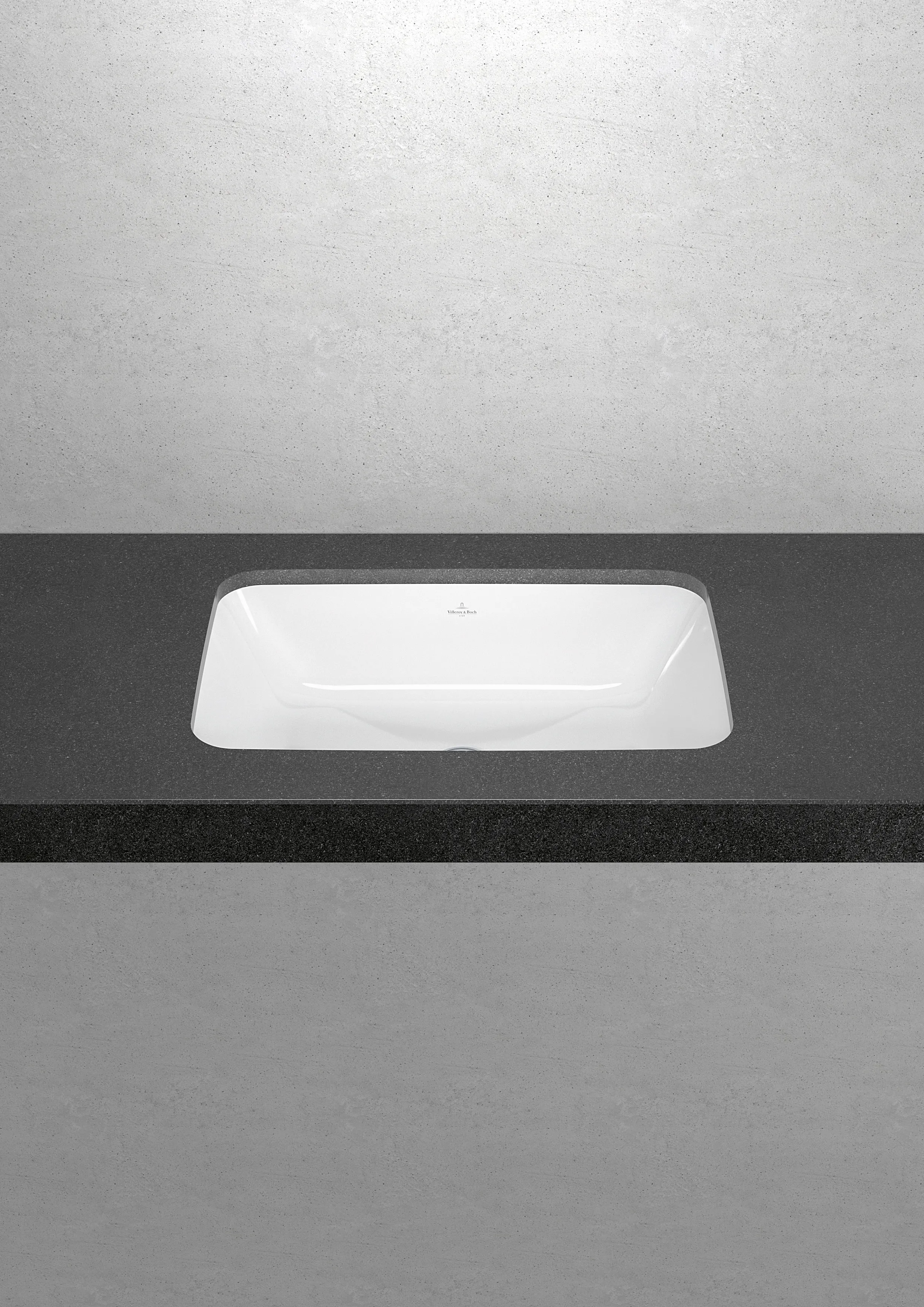 Villeroy & Boch Unterbauwaschtisch „Architectura“ 630 × 430 × 175 mm, ohne Hahnlochbohrung in Weiß Alpin Villeroy & Boch Unterbauwaschtisch „Architectura“ 630 × 430 × 175 mm, ohne Hahnlochbohrung in Weiß Alpin