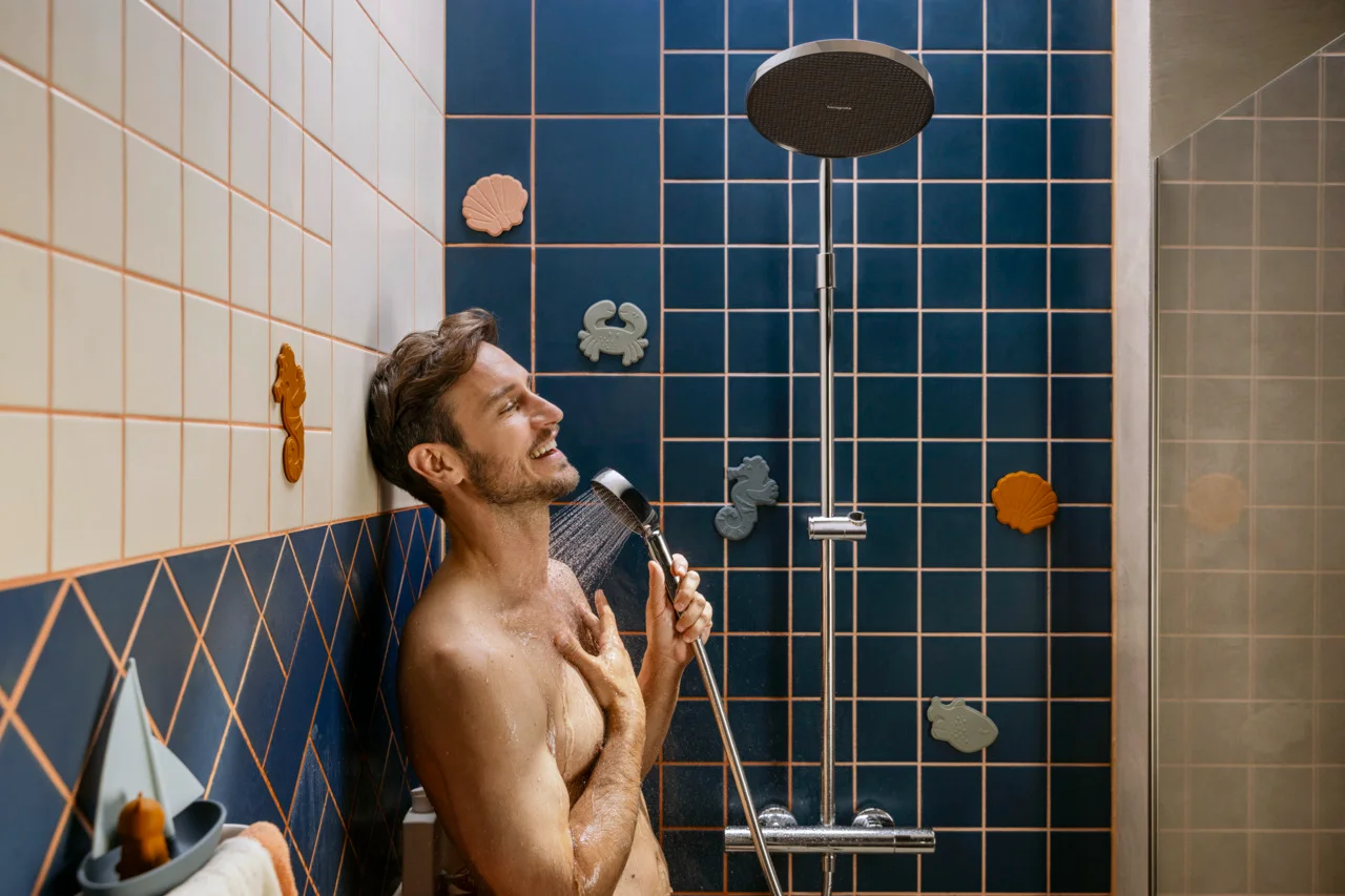 Hansgrohe Activera S Showerpipe 240 1jet EcoSmart mit Ecostat Fine Varia, Chrom