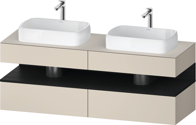 Duravit Waschtischunterschrank wandhängend „Qatego“ 160 × 60 × 55 cm