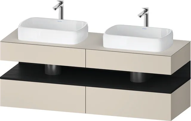 Duravit Waschtischunterschrank wandhängend „Qatego“ Duravit Waschtischunterschrank wandhängend „Qatego“