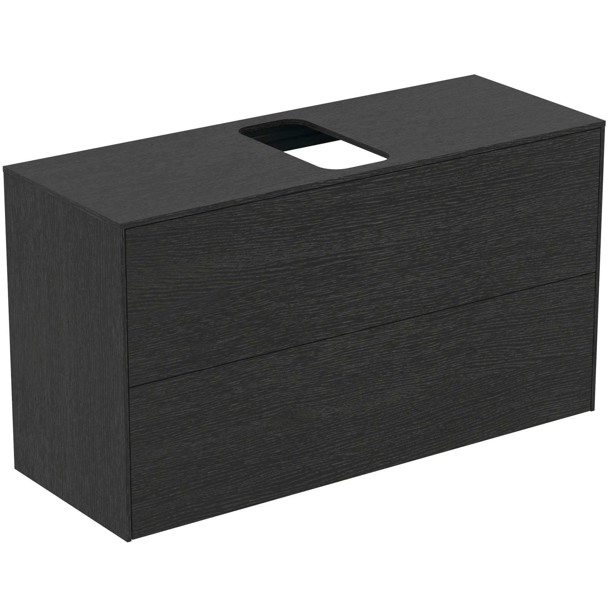 Ideal Standard Waschtischunterschrank „Conca“ 100,2 × 55 × 37,3 cm Eiche geflammt Furnier Ideal Standard Waschtischunterschrank „Conca“ 100,2 × 55 × 37,3 cm Eiche geflammt Furnier